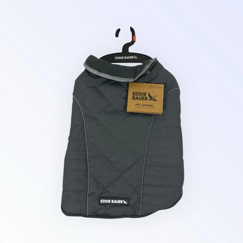 EDDIE‎ BAUER DOG JACKET MEDIUM GRAY NEW!!!
